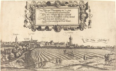 Pohled na Norimberk od západu [pravá část], 1552. od Hans Sebald Lautensack