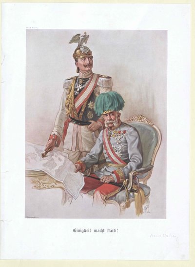 Německý císař a pruský král Vilém II. od Hans Stalzer