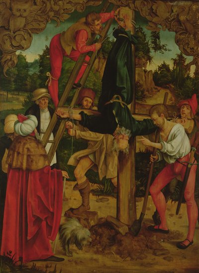 Ukřižování svatého Petra od Hans Suess Kulmbach