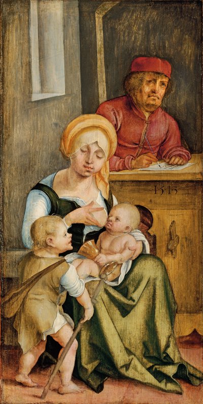 Mary Clopas a její rodina, 1515 od Hans Suess Kulmbach