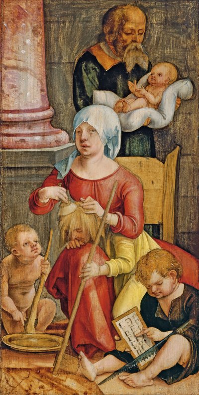 Mary Salome a její rodina, 1515 od Hans Suess Kulmbach