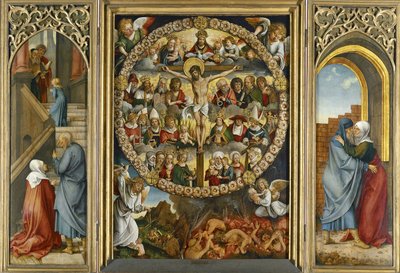 Triptych růžence od Hans Suess Kulmbach von