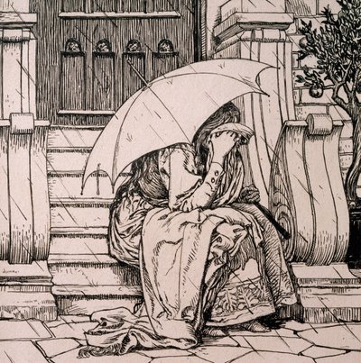 Ilustrace k pohádce od Hanse Christiana Andersena (1805-1875) od Hans Tegner