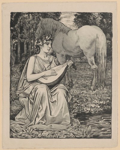 Alegorie hudby od Hans Thoma