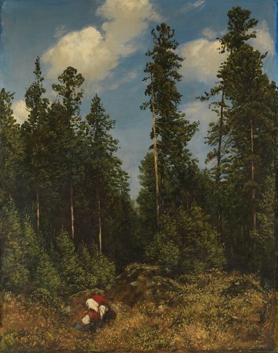 Schwarzwaldské jedle (sběrači bobulí) od Hans Thoma