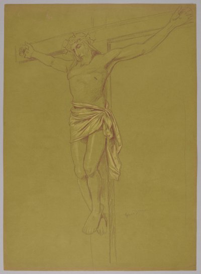 Kristus na kříži od Hans Thoma