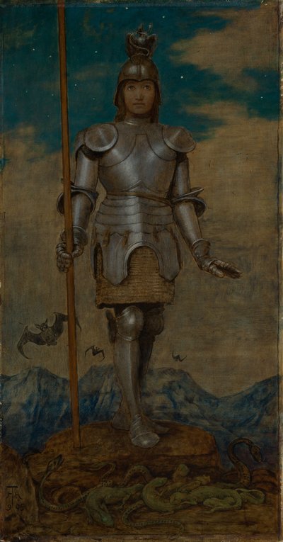 Svatý rytíř Jiří od Hans Thoma