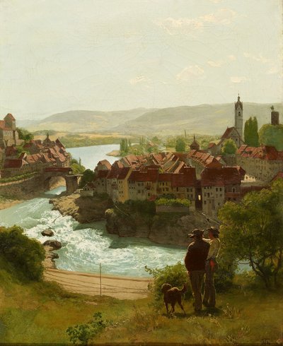 Rýn u Laufenburgu od Hans Thoma