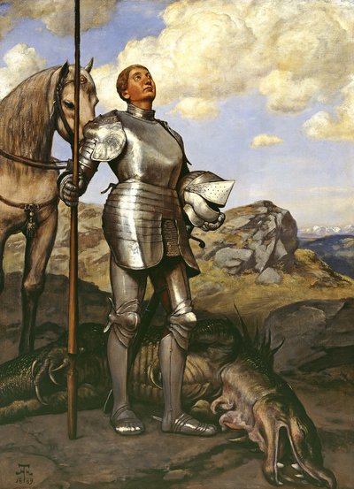 Rytíř svatého Jiří od Hans Thoma
