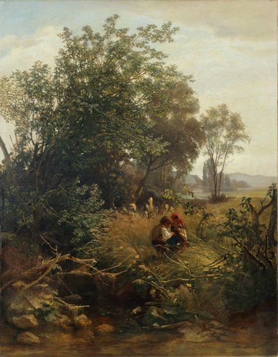 Letní ráno v Bernauerském údolí od Hans Thoma