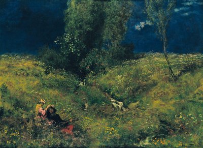 Léto, 1872 od Hans Thoma