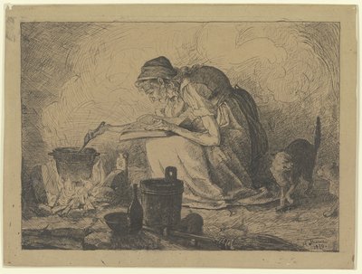 Čarodějnická kuchyně od Hans Thoma