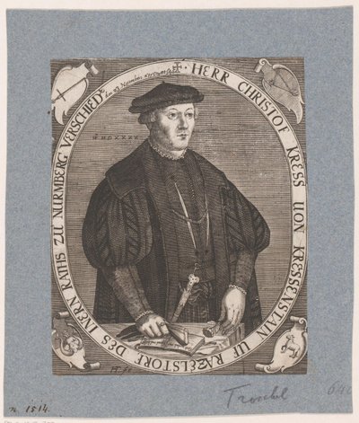 Portrét Christopha II Kreß von Kressenstein od Hans Troschel