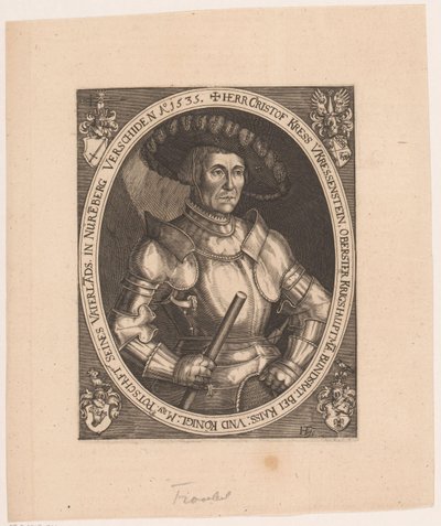 Portrét Christopha I. Kresse von Kressenstein od Hans Troschel