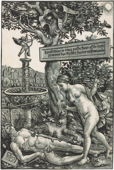 Pyramus a Thisbe, c. 1510. od Hans Wechtlin