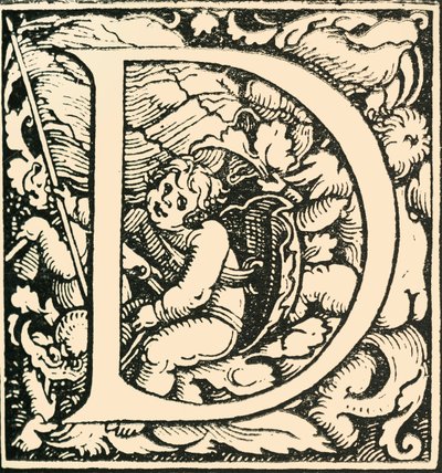 D - An Alphabet od Hanse Weiditze, c1520-1521, 1908. od Hans Weiditz