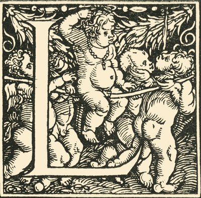 L - An Alphabet od Hanse Weiditze, c1520-1521, 1908. od Hans Weiditz