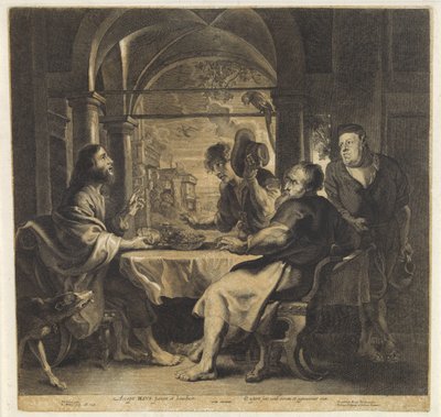 Jídlo v Emauzích od Hans Witdoeck