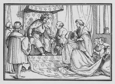 Esther je korunovaná královna, Esther II, 17 od Hans after Holbein the Younger