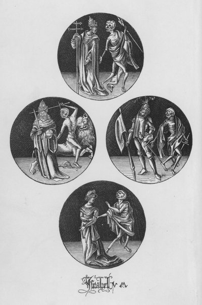Holbeinův tanec smrti od Hans after Holbein the Younger