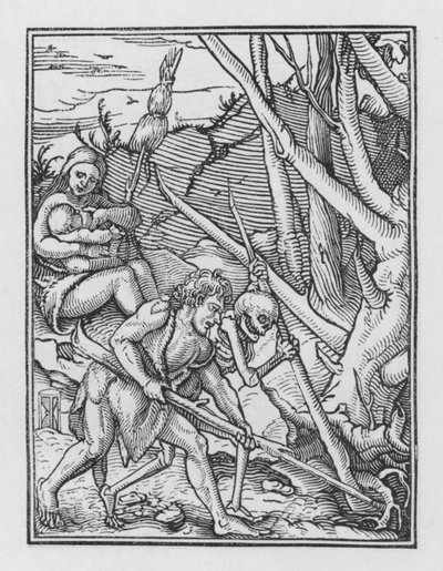 Holbeinův tanec smrti: Následky pádu od Hans after Holbein the Younger