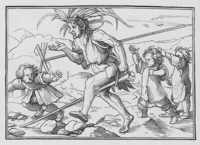 Obecná korupce lidstva, Žalm LIII, 1 od Hans after Holbein the Younger