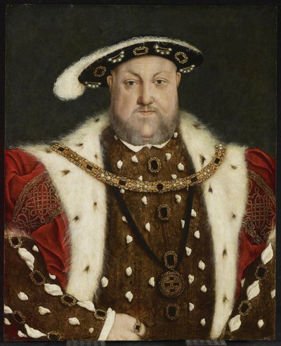 Portrét Jindřicha VIII., druhá polovina 16. století (olej na dubové desce) od Hans circle of Holbein the Younger