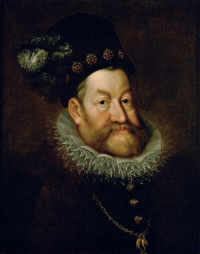 Německy: Kaiser Rudolf II. (1552-1612) Portrét císaře Rudolfa II. od Hans von Aachen