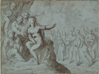 Mytologická scéna od Hans von Aachen