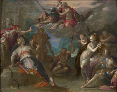 The Amazement of the Gods, 1590s od Hans von Aachen