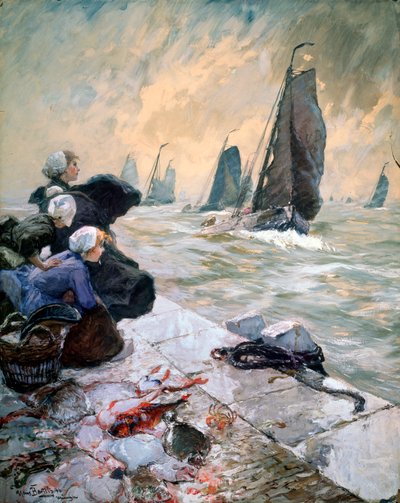 The Fishermans Wifes, 1896. od Hans von Bartels