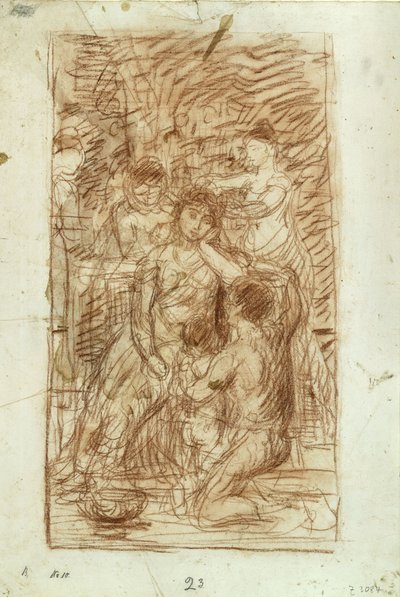 Die Toilette od Hans von Marées