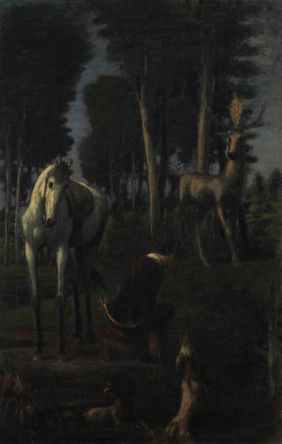 Tři jezdci II: sv. Hubert od Hans von Marées