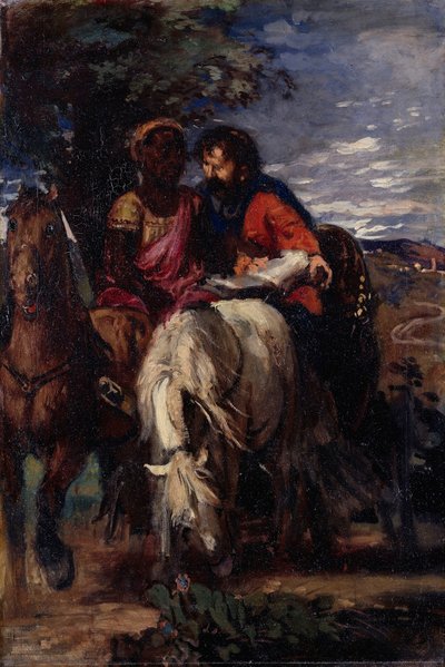 Filip a komorník od Hans von Marées
