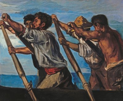 Veslaři. 1873 od Hans von Marées