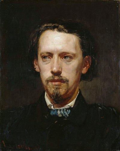 Portrét Heinricha Antona Hegera 1832-1888, 1861. od Hans von Marées