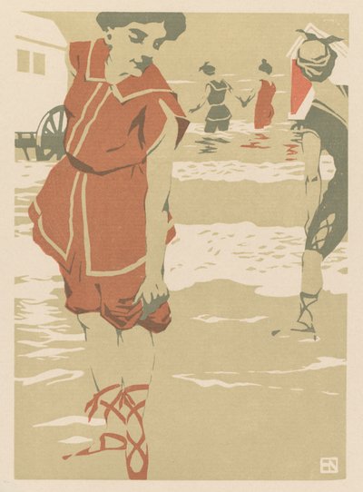 Koupání, c. 1900. od Hans von Newmann