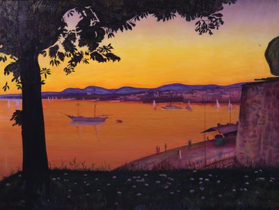Z pevnosti Akershus (olej na plátně) od Harald Oscar Sohlberg