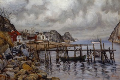 Z přístavu od Harald Oscar Sohlberg