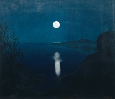 Měsíční svit od Harald Oscar Sohlberg