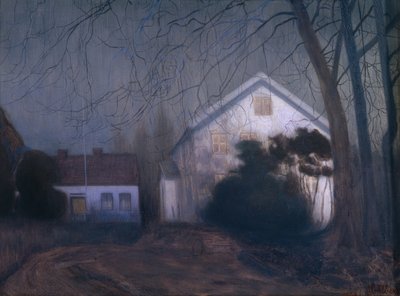 Atmosféra měsíčního svitu od Harald Oscar Sohlberg