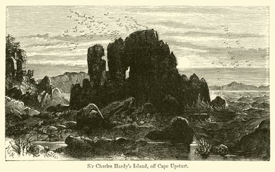 Ostrov sira Charlese Hardyho u mysu Upstart od Harden Sidney Melville