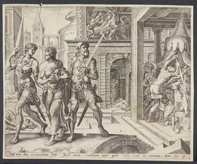 Dinah, kterou Simeon a Levi vzali domů od Harmen Jansz. Muller