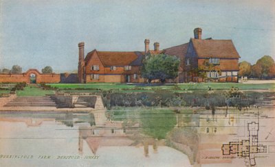 Farma Burningfold, Dunsfold, Surrey, c1923 od Harold Chalton Bradshaw