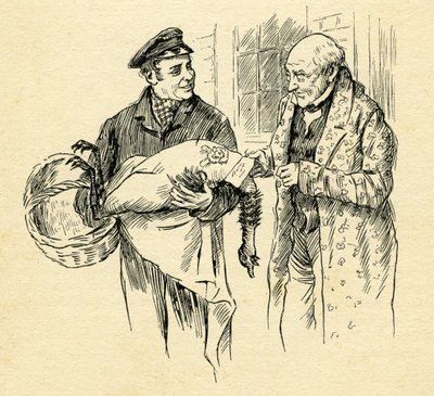 Vánoční koleda od Charlese Dickense od Harold Copping