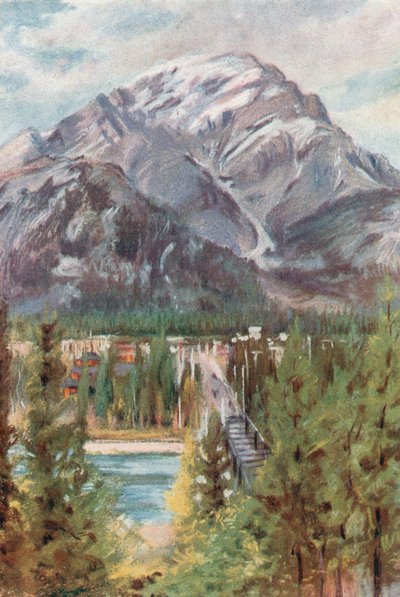 Hora Cascade, Banff od Harold Copping
