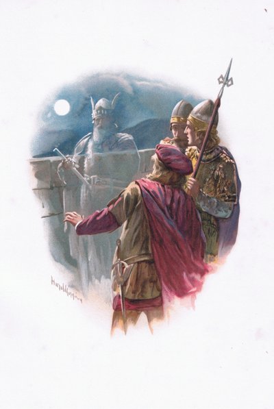 Duch, ilustrace z Hamleta od Harold Copping