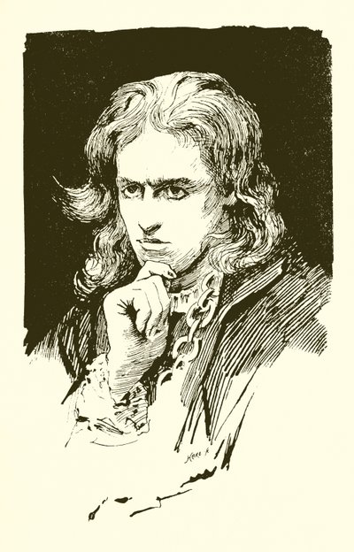 Hamlet, přemýšlí od Harold Copping