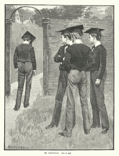 V nemilosti (litografie) od Harold Copping