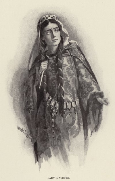 Lady Macbeth od Harold Copping